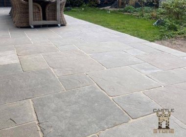 Castle Stone Chateau Gris Brun Antique Groot Wildverband terrastegels