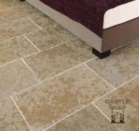 Castle Stone Yellow Antique 60x90cm Semi Honed slaapkamer