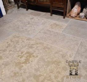 Castle Stone Yellow Antique Groot Wildverband Semi-Honed vloertegels Home