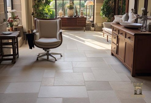 Castle Stone Yellow Natural Groot Wildverband Salon groot